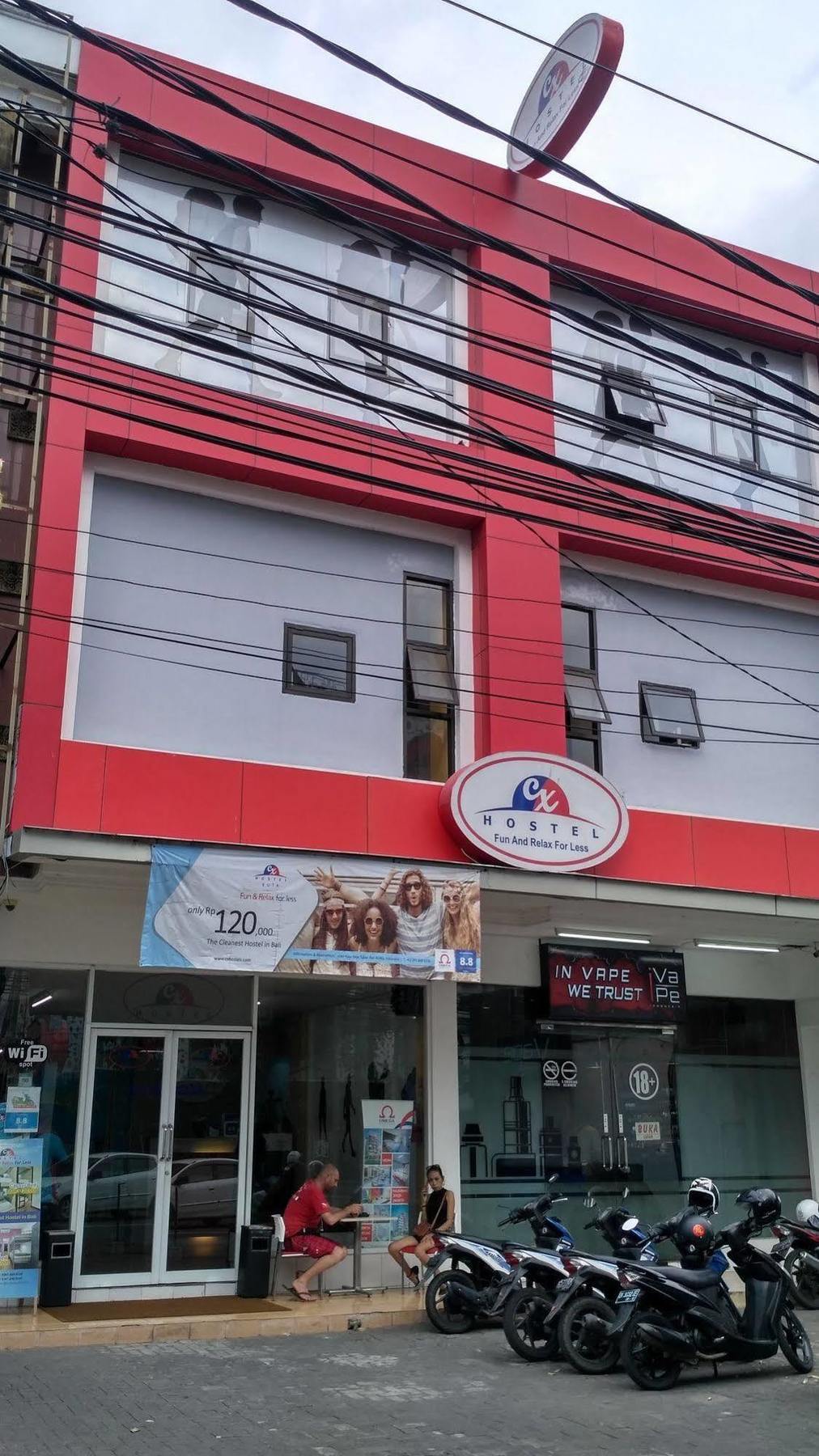Cx Hostel Kuta Raya Ngoại thất bức ảnh